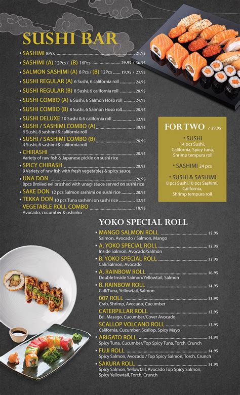 Menu – Yoko Sushi