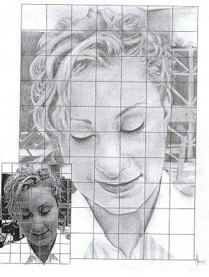 Grid Drawing Portraits | Portrait drawing, Drawing grid, Portrait art