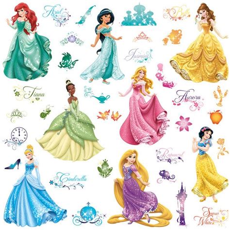 Adesivi murali Principesse Disney Royal Debutto