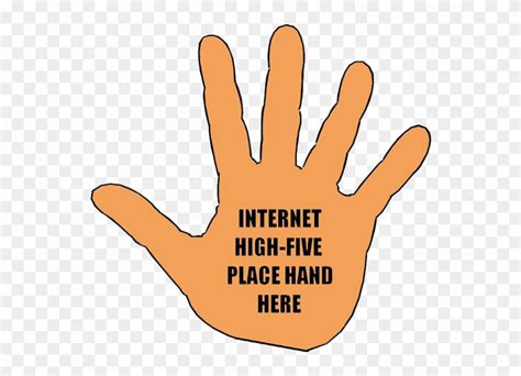 Internet High Five Clip Art - Air High Five Meme - Png Download ...