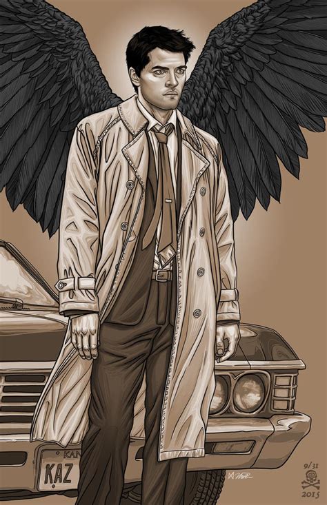 Castiel: Supernatural by quasilucid on DeviantArt