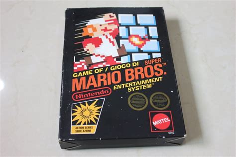 Super Mario Bros. Nintendo NES Complete in BOX Hangtab (Mattel Ver ...