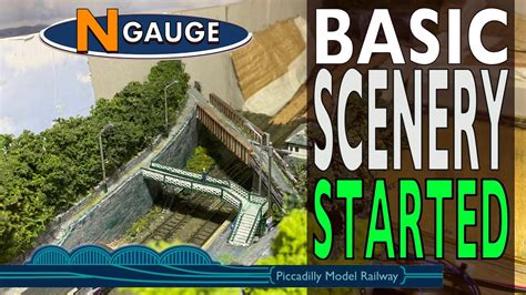 N GAUGE MODEL RAILWAY, BASIC SCENERY STARTED - YouTube