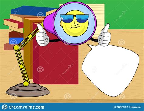Night Table Lamp Making Thumbs Up Sign with Two Hands. Stock Vector - Illustration of approval ...