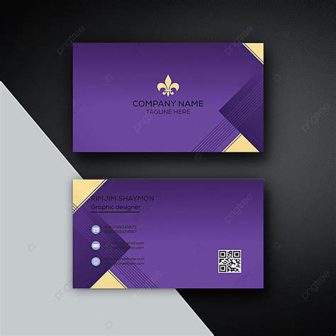 Blue Business Card Design Template Download on Pngtree