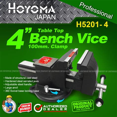 HOYOMA Japan Bench Vise / Steel Vise (4") LIGHTHOUSE ENTERPRISE, Commercial & Industrial ...