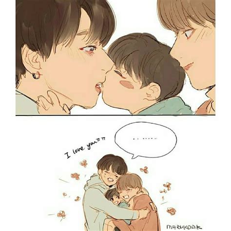 Taekook Fanart Stories - 36. I need a kiss too | Bts fanart, Fan art, Bts fans