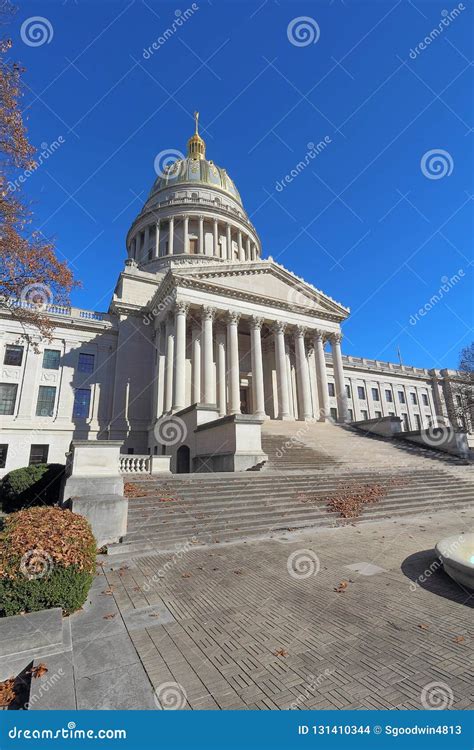 West Virginia Capitol Building in Charleston Vertical Stock Photo ...