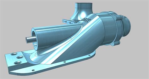 Download STL file Water Jet Propulsion Pump Unit Hamilton Water Jet ...