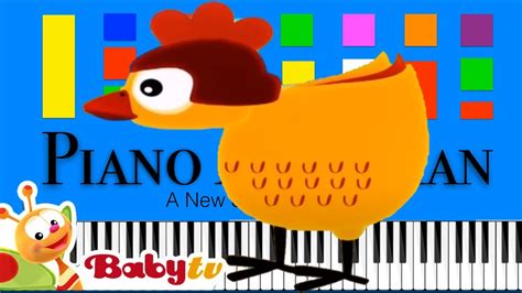 BabyTV - Oh Farmer Slow EASY Medium 4K Piano Tutorial - YouTube