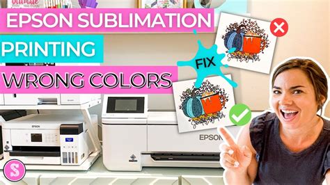 Epson Sublimation Printer Printing Wrong Colors | Fixing Epson F170 and ...