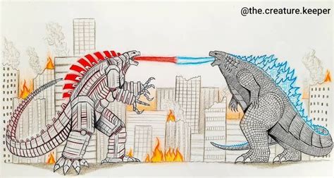 Patricio Pérez on Instagram: “Godzilla vs Mechagodzilla 2021!!! Would you like to see something ...