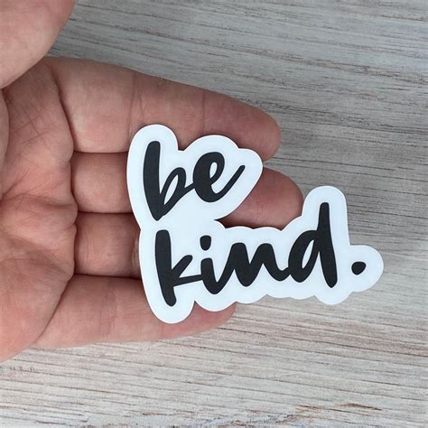 Be Kind Sticker Kindness Decal American Sign Language ASL | Etsy