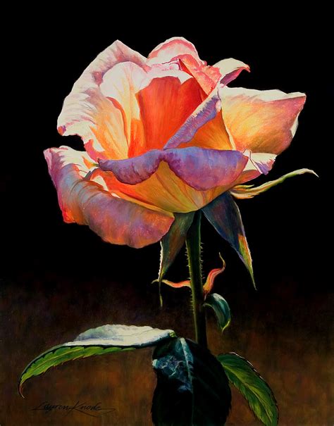 "Radiant Rose"Original Sold - Giclée Prints Available - Lauren Knode Art