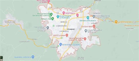 ¿Dónde está Uruapan? Mapa Uruapan - ¿Dónde está la ciudad?