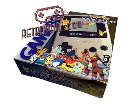 Nintendo Game Boy Color Pokemon Gold LIMITED EDITION – RetroPixl