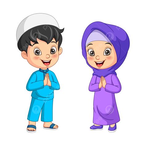 Kartun Anak Muslim Ramadhan - IMAGESEE