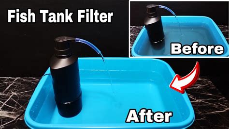 Turtle tank filter DIY | Filter for fish tank DIY | Fish tank filter ...