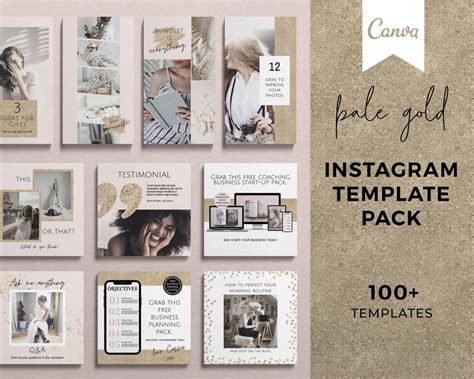 Instagram Templates for Canva, Canva Instagram Templates, Instagram ...