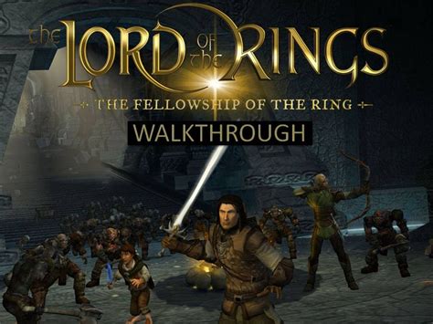 Let's Play Lord Of The Rings Fellowship Of The Ring Bree Walkthrough Part 11 - YouTube