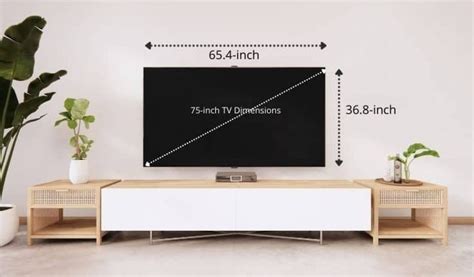 75-Inch TV Dimensions: Complete Guide with Drawings