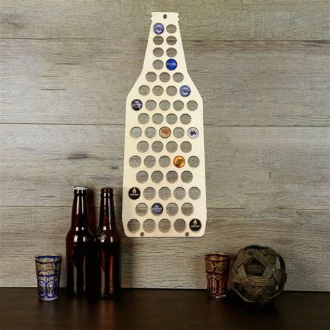 Beer Bottle Cap Holder Wood Beer Cap Display Beer Cap Wall - Etsy ...