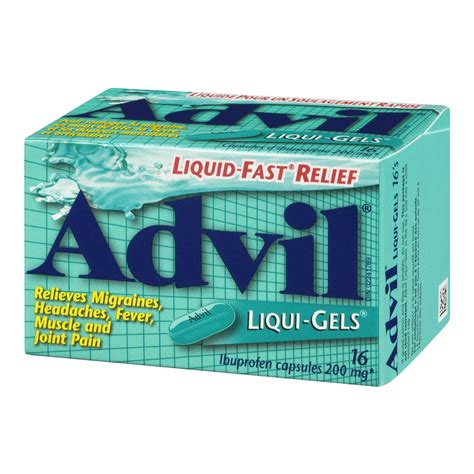 Advil - Liquid Gel Caps with Ibuprofen Stong's Market