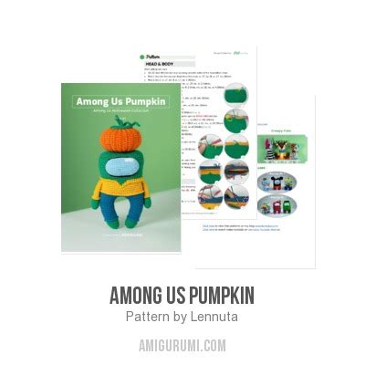 Among Us Pumpkin amigurumi pattern - Amigurumi.com