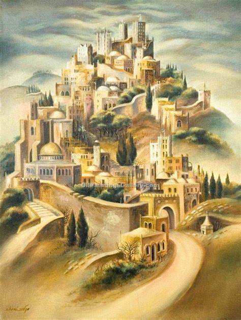 jerusalem painting | Palestine art, Jewish art, Jerusalem