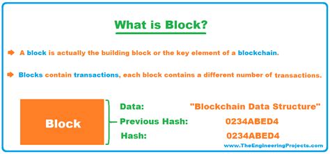 Structure of a Block in Blockchain - The Engineering Projects