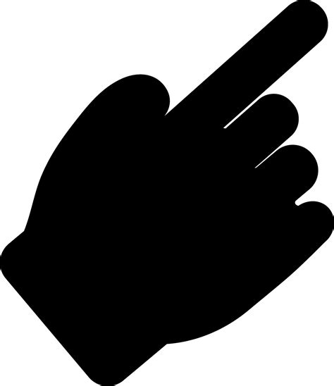 Pointing finger hand gesture. 25323708 Vector Art at Vecteezy