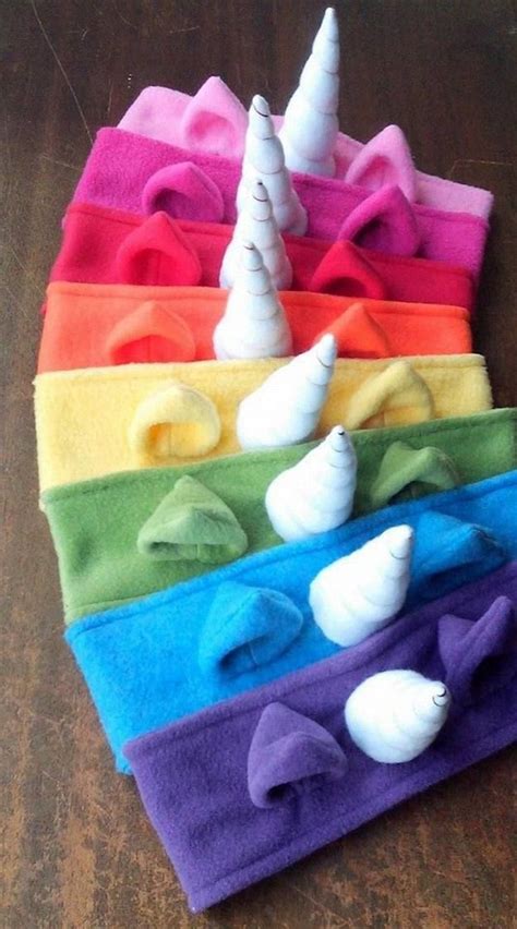 DIY Fleece Fabric Craft Ideas | Halloween & Autumn | Fleece crafts, Unicorn crafts, Diy headband