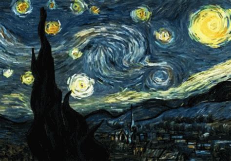 Art Starry Night GIF - Art StarryNight - Discover & Share GIFs