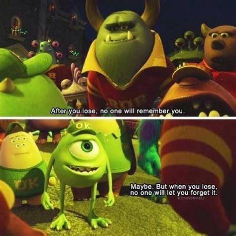 Mike Wazowski. Great Comeback! Disney Pixar Movies, Disney Memes, Disney Quotes, Disney And ...