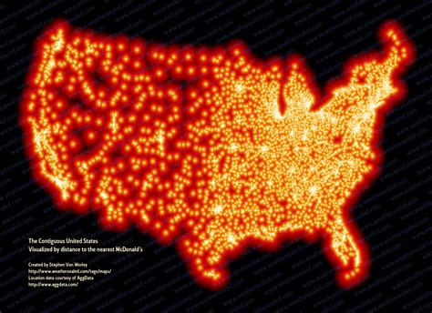 A Map Of Every McDonald's In The U.S. | HuffPost