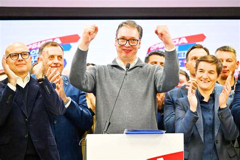 Serbian president hails poll victory - Taipei Times