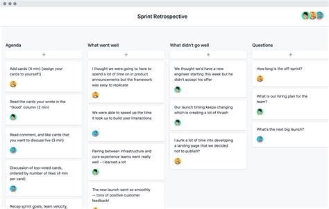 Sprint Retrospective Templates