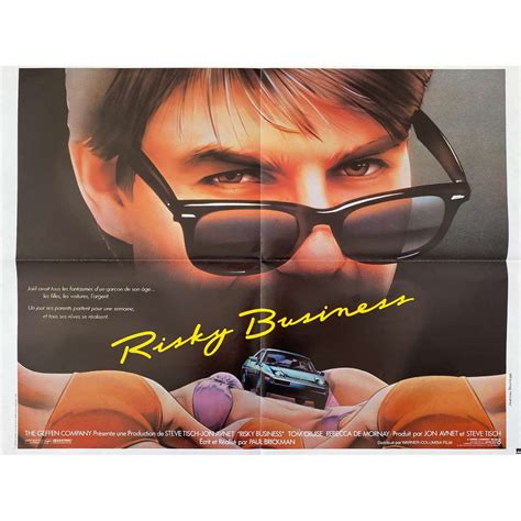 RISKY BUSINESS French Movie Poster - 23x32 in. - 1983