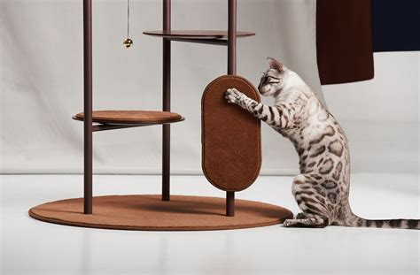 Elegant Modern Cat Tower From Korean Design Firm Jiyoun Kim Studio ...