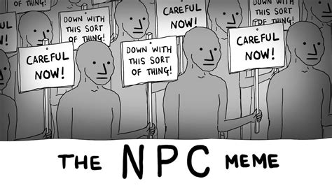 Npc Meme Blue Screen