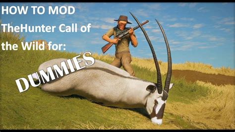 HOW TO MOD The Hunter Call of the Wild for DUMMIES !! - YouTube