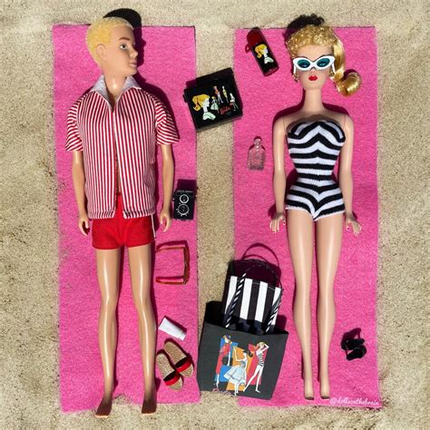 Framed: Barbie and Ken Love the Beach - Etsy