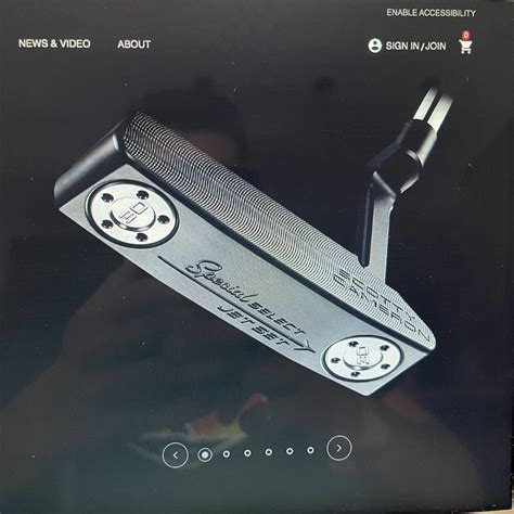 Scotty Cameron Special Select Newport 2 Jet Set Limited Black Putter 35 ...