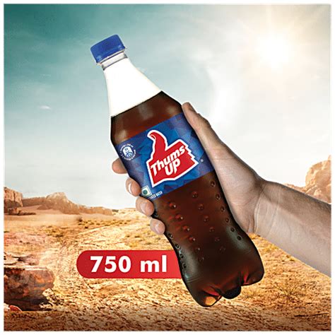 Buy Thums Up Soft Drink - Cola Flavour 750 ml Pet Bottle Friends Pack Zero Fat Online at Best ...