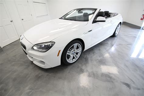 2015 BMW 6-Series 640i xDrive CONVERTIBLE RARE WHITE ON BLACK MSPORT ...