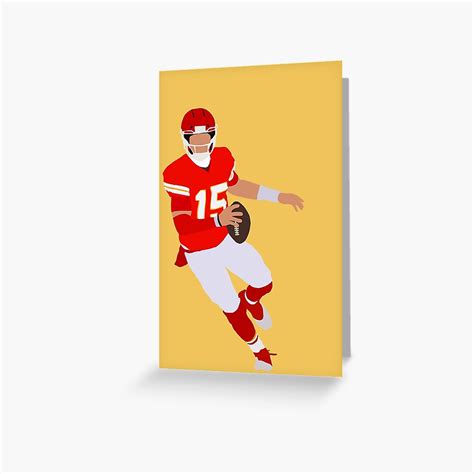 "Patrick Mahomes" Greeting Card for Sale by spape05 | Redbubble