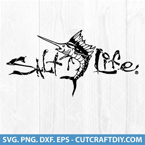 Salt Life Logo SVG | Salt Life Tattoo Design | PNG DXF EPS Cut Files For Cricut And Silhouette ...