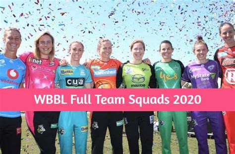 WBBL Full Teams Squads 2020 - Women's Big Bash League