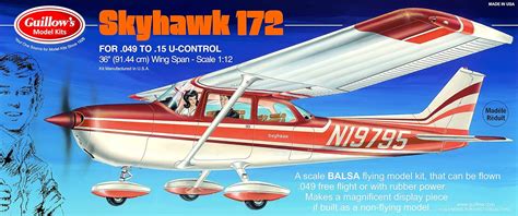 Guillows G802 Cessna Skyhawk 1:12 Balsawood Kit Maquette: Amazon.fr ...