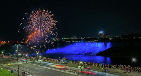 Niagara Falls Canada Fireworks Photograph by Aaron Geraud - Fine Art America